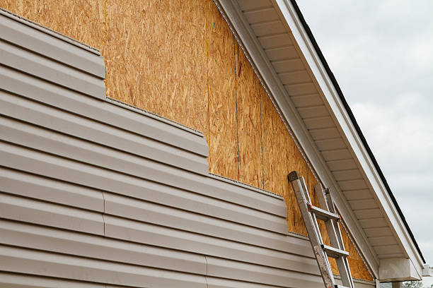 Professional Siding technician working in Aroda, VA